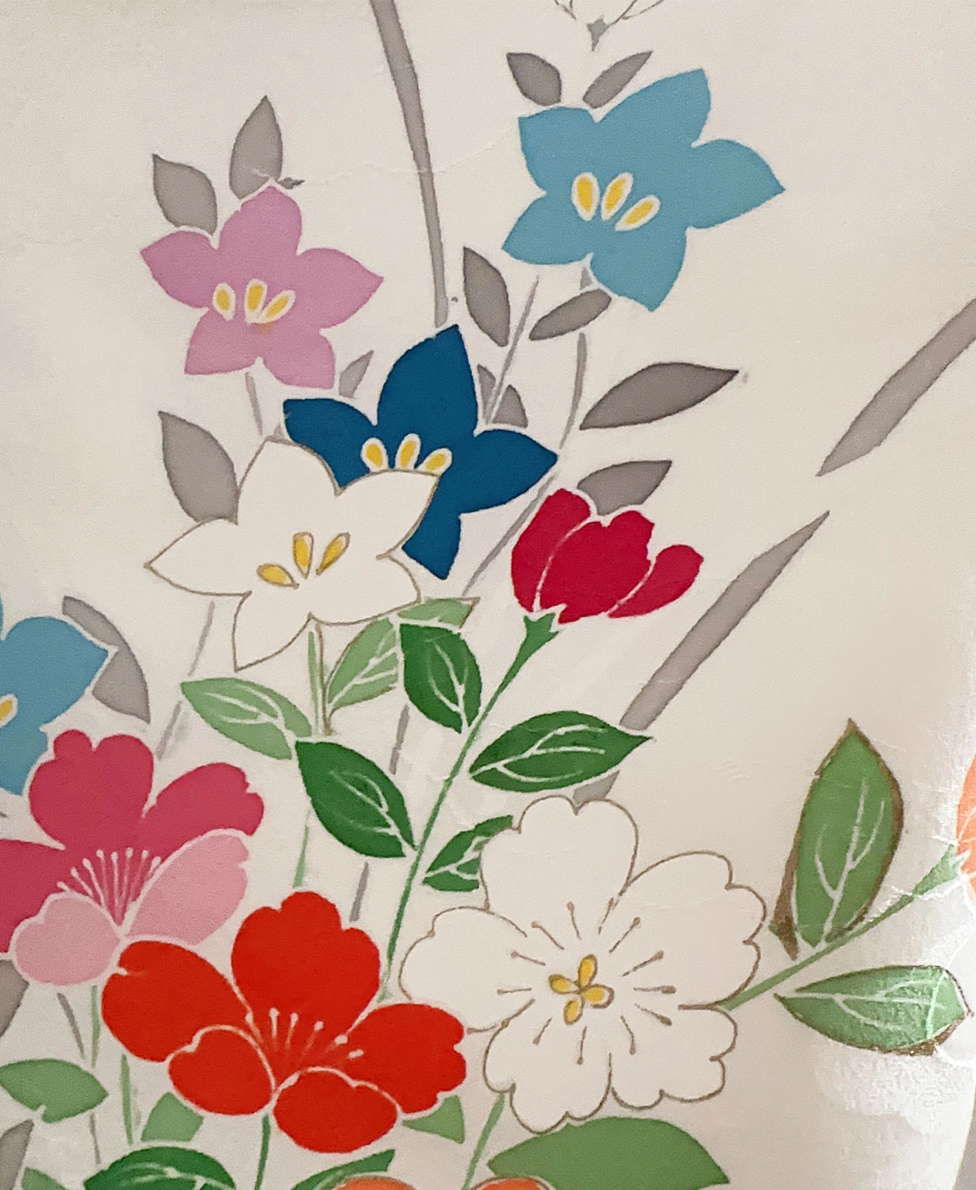 Shell White Floral Houmongi - Image 9