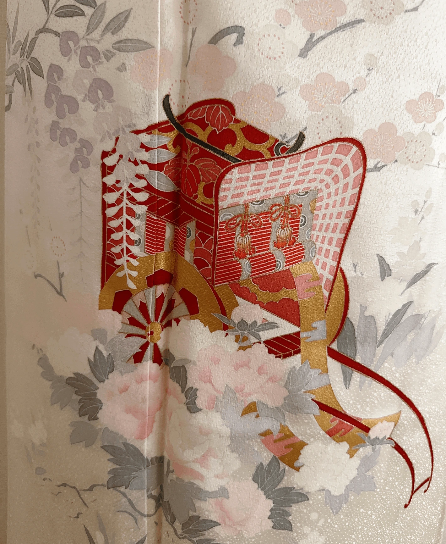 Ecru Carriage Houmongi - Image 5