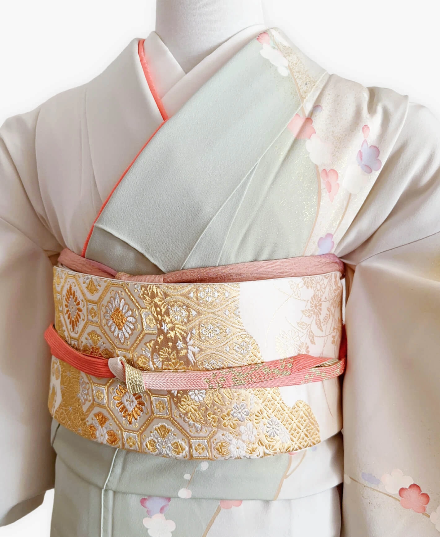 Willow Green Plum Houmongi - Image 3