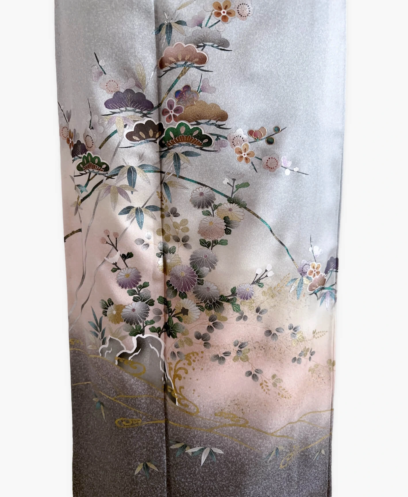 Gray Pine & Plum Houmongi - Image 5