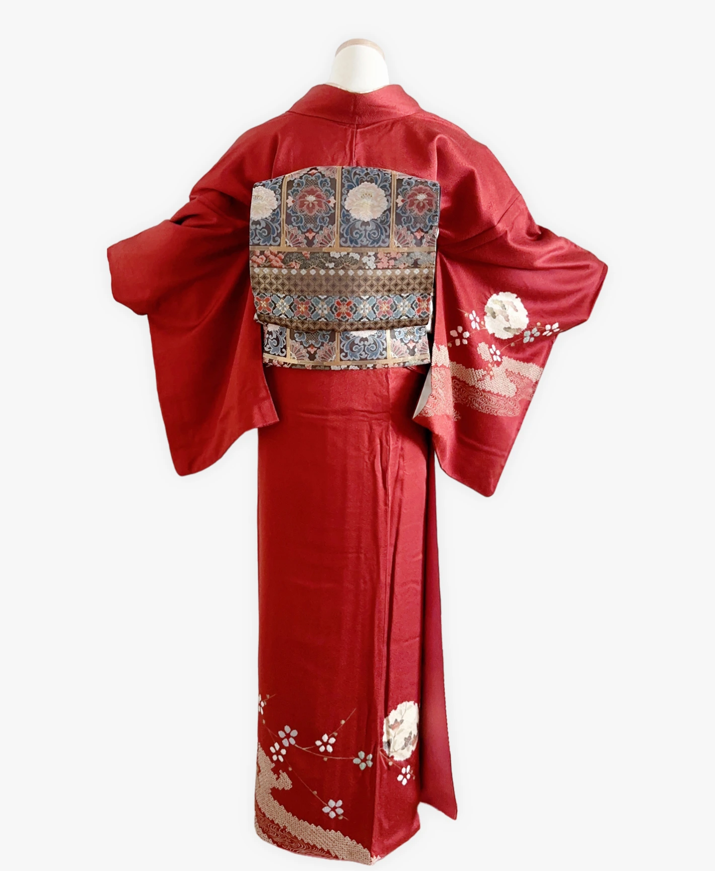 Madder Red Snowflake Houmongi - Image 2