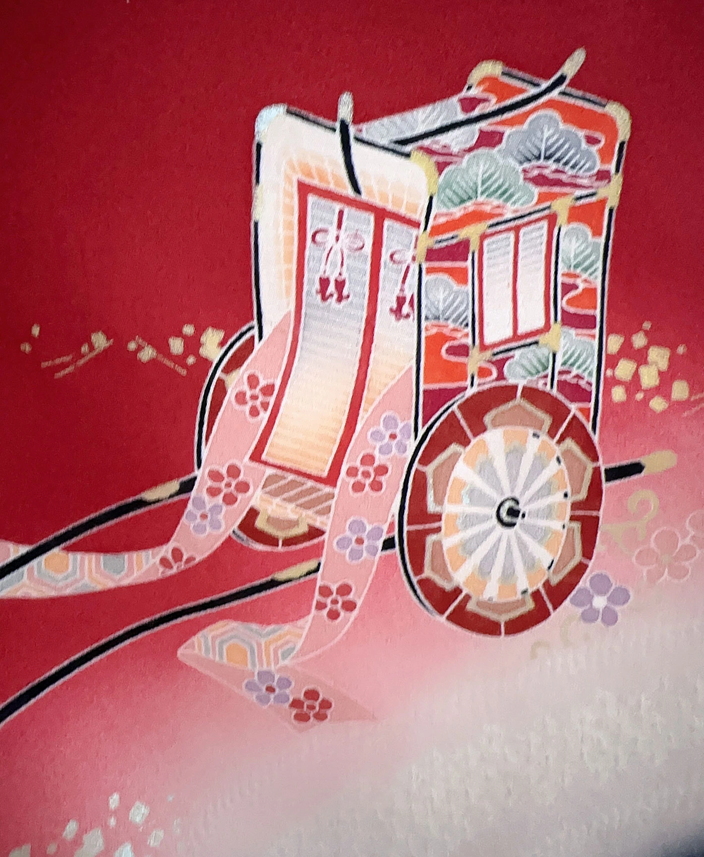 Vermilion Carriage Houmongi - Image 8