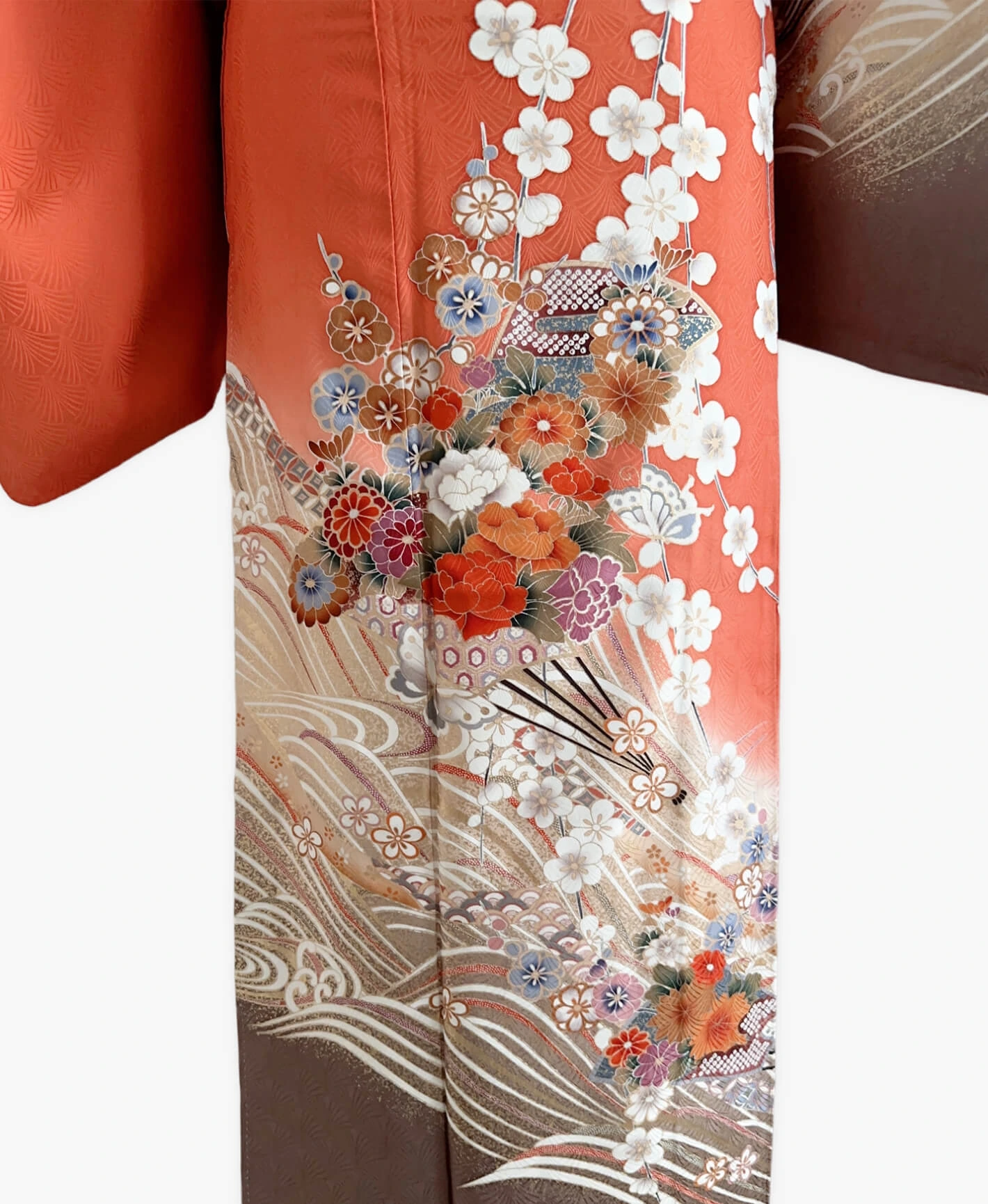 Persimmon Butterfly Houmongi - Image 5