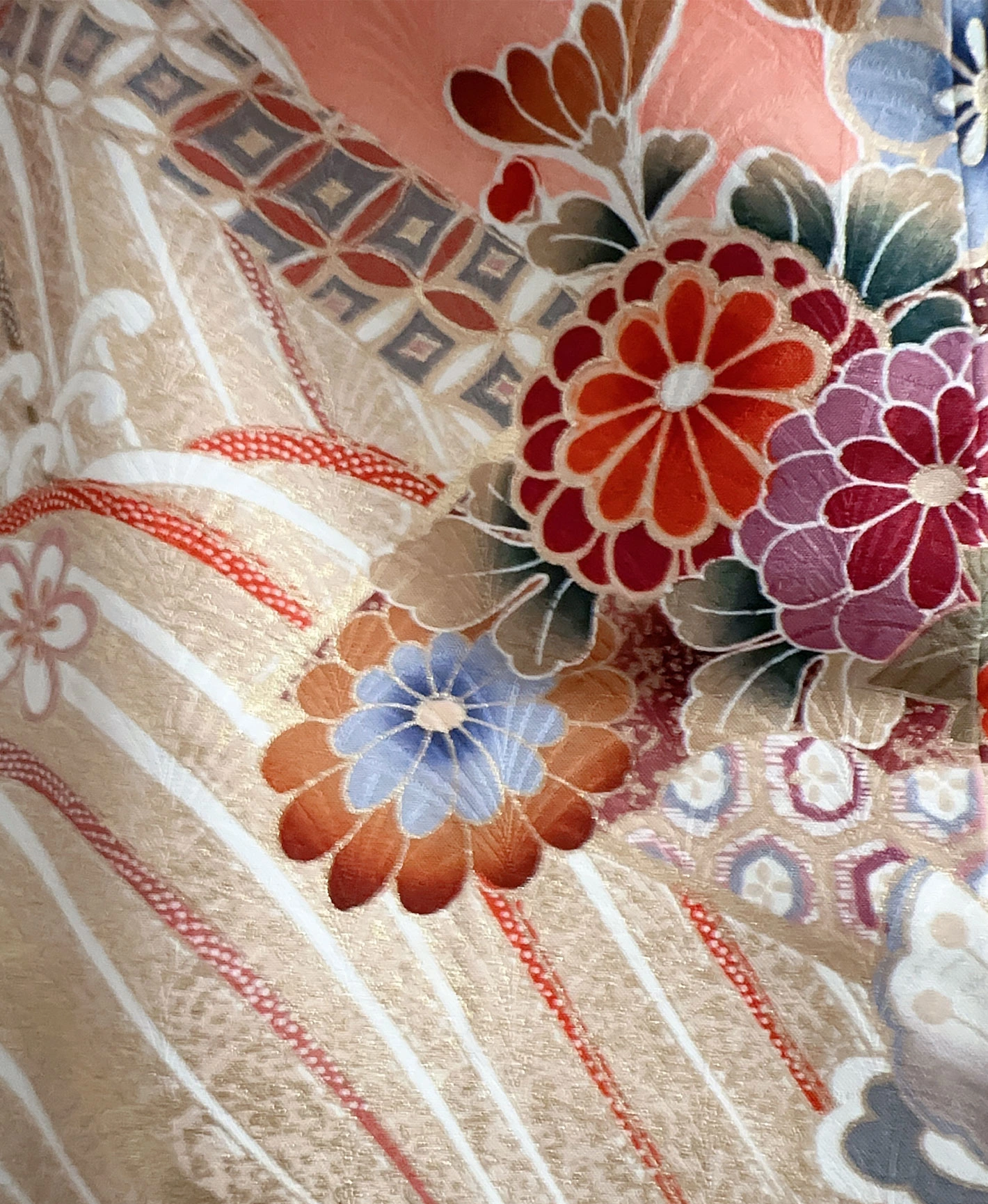 Persimmon Butterfly Houmongi - Image 7