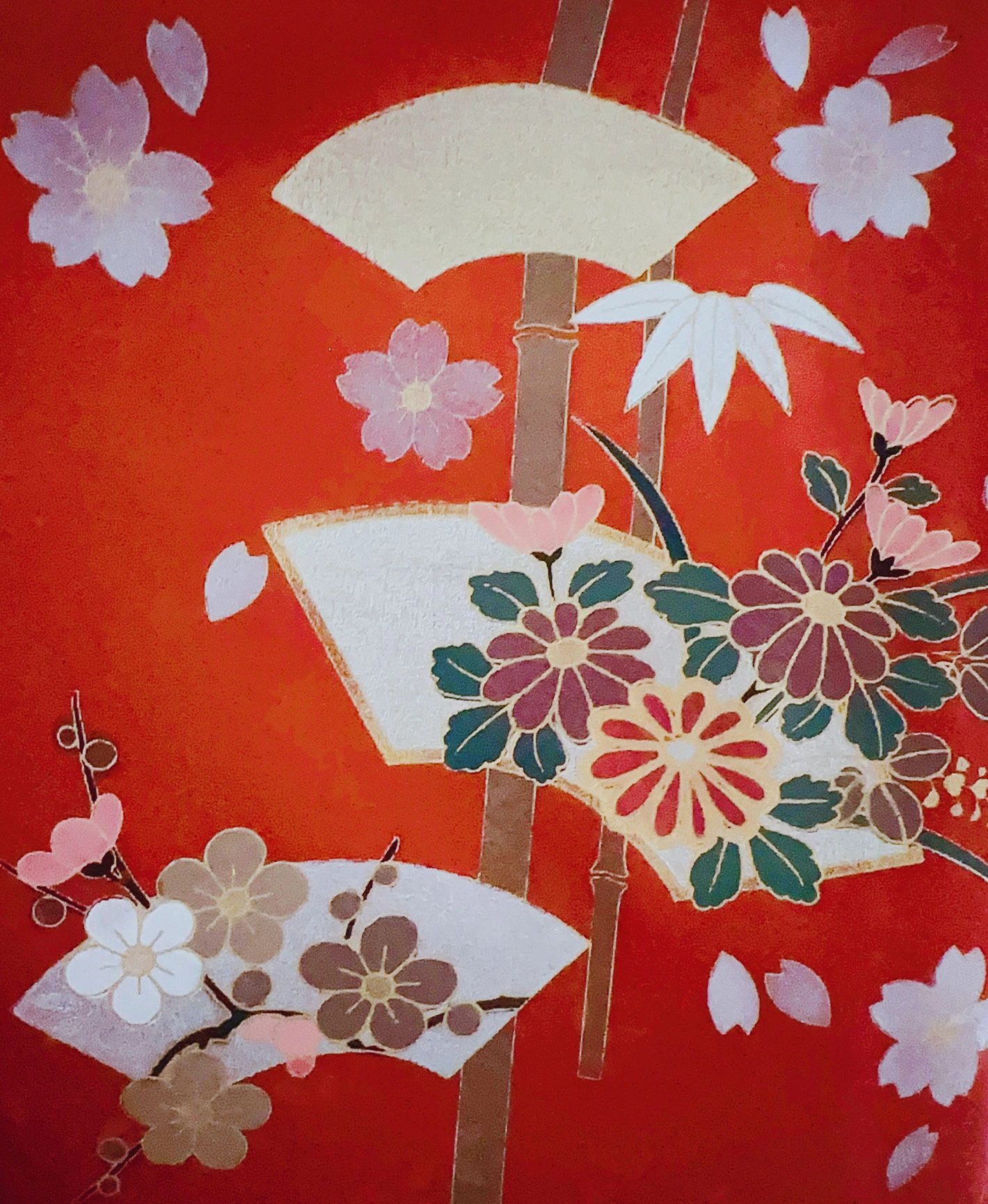 Orange Peony Houmongi - Image 7