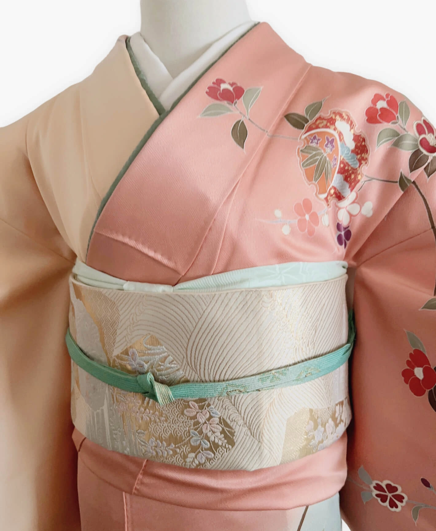 Dawn Pink Butterfly Houmongi - Image 3