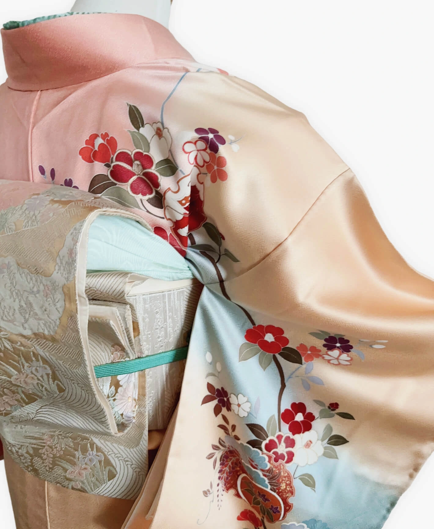 Dawn Pink Butterfly Houmongi - Image 4