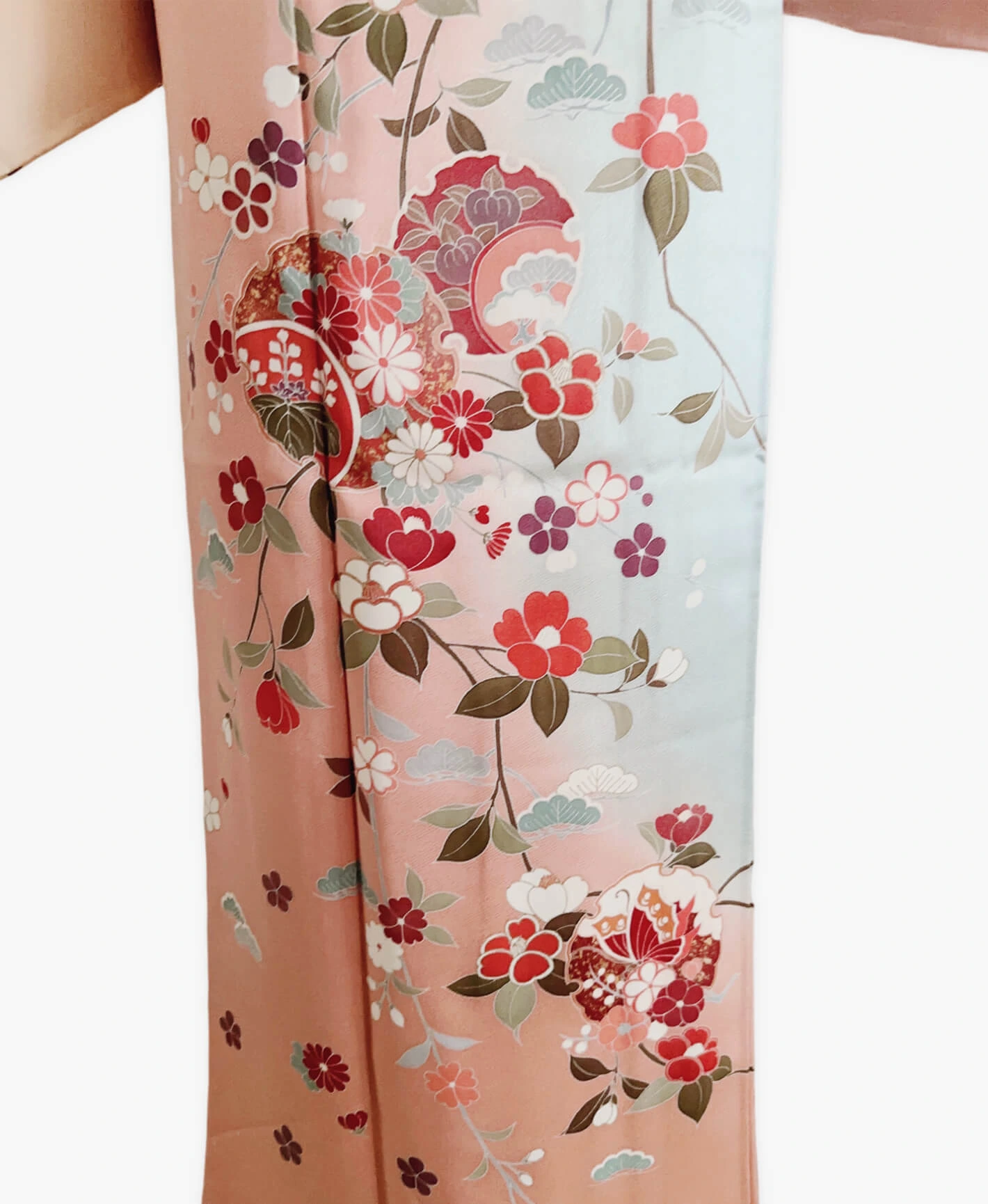 Dawn Pink Butterfly Houmongi - Image 5