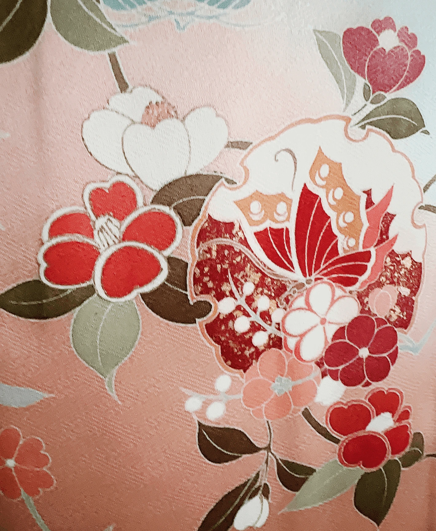 Dawn Pink Butterfly Houmongi - Image 6