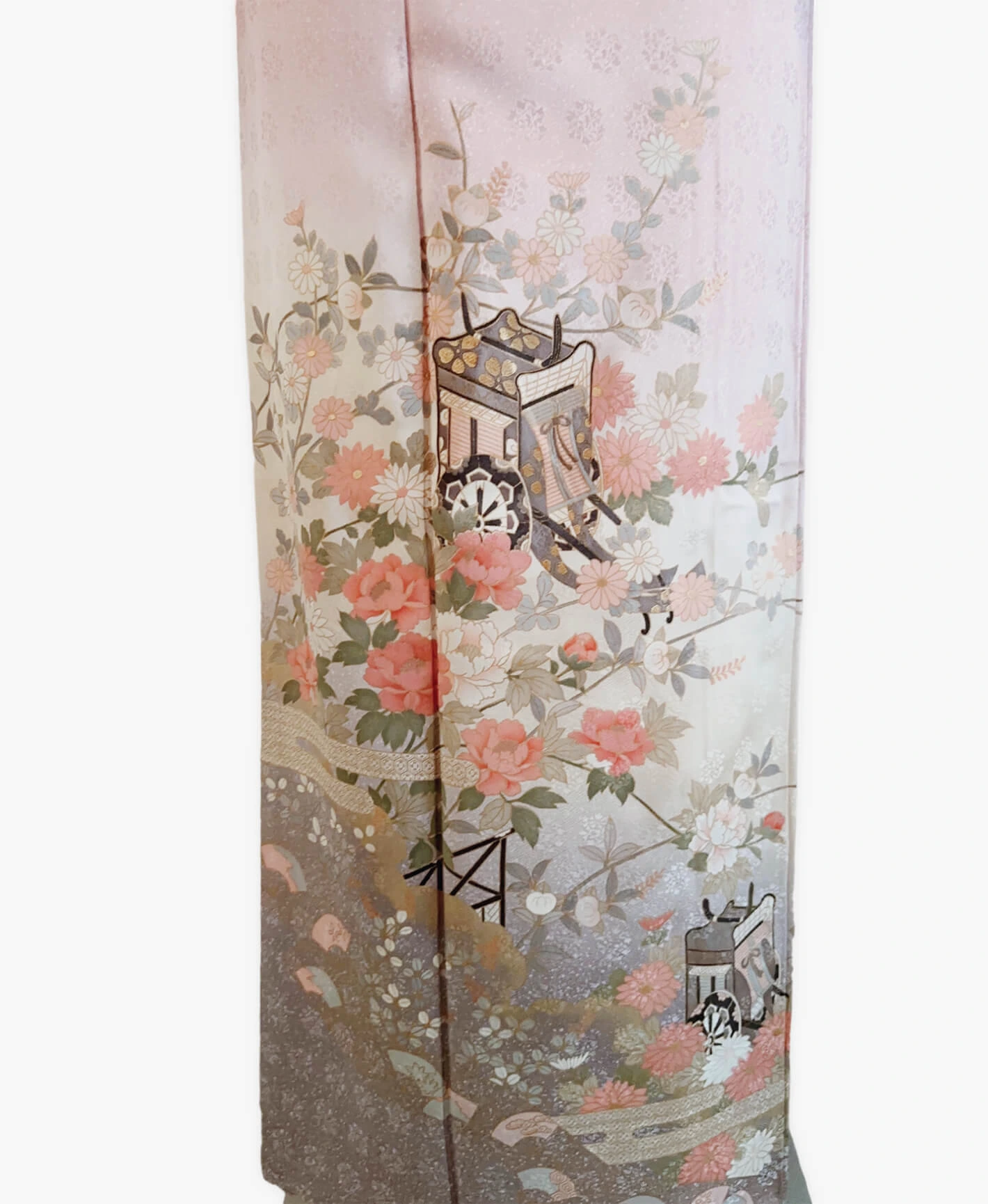 Dusty Pink Carriage Houmongi - Image 5