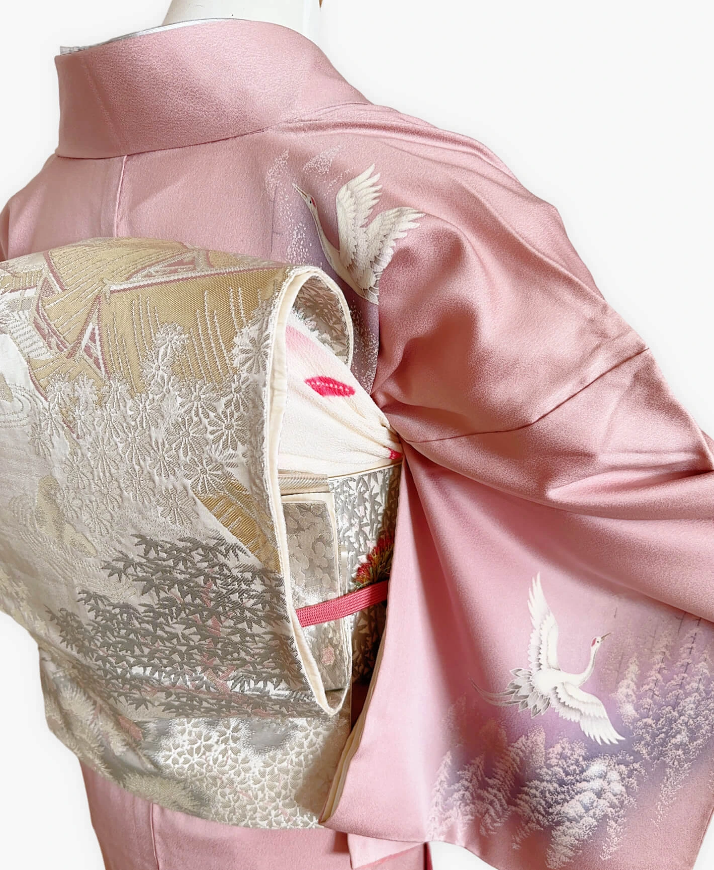 Blush Crane Houmongi - Image 4