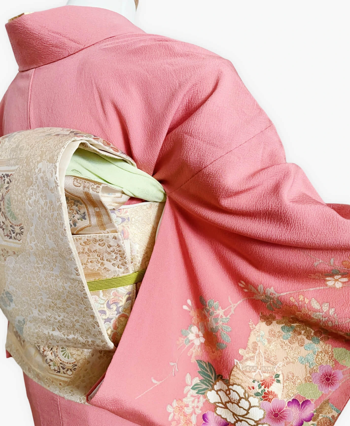 Pink Peony Houmongi - Image 4