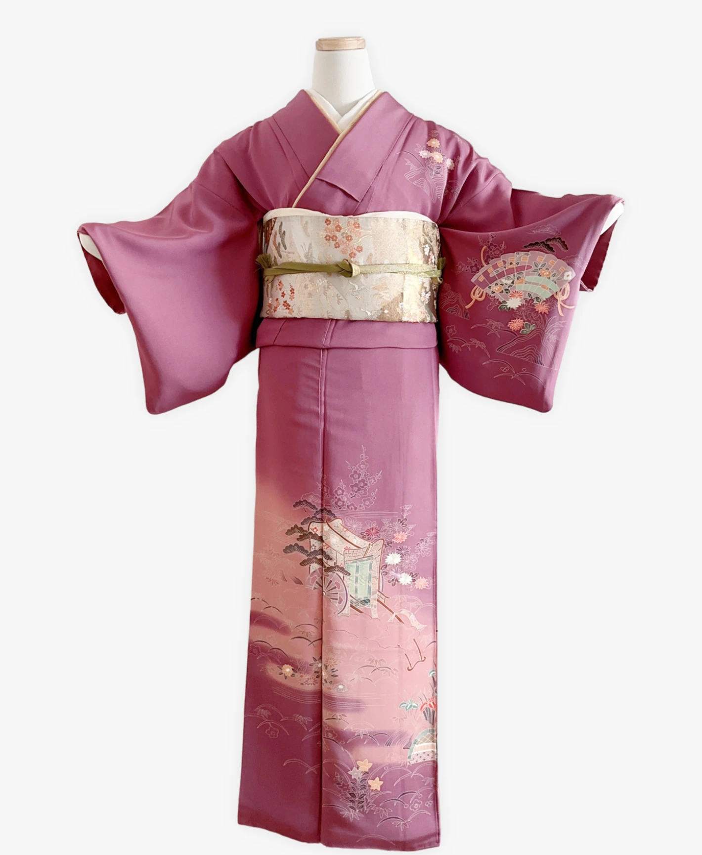 Lavender Fan Houmongi - Image 1