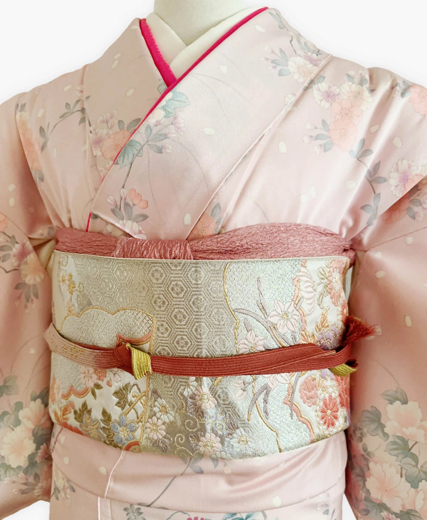 Rainbow Floral Houmongi - Image 3