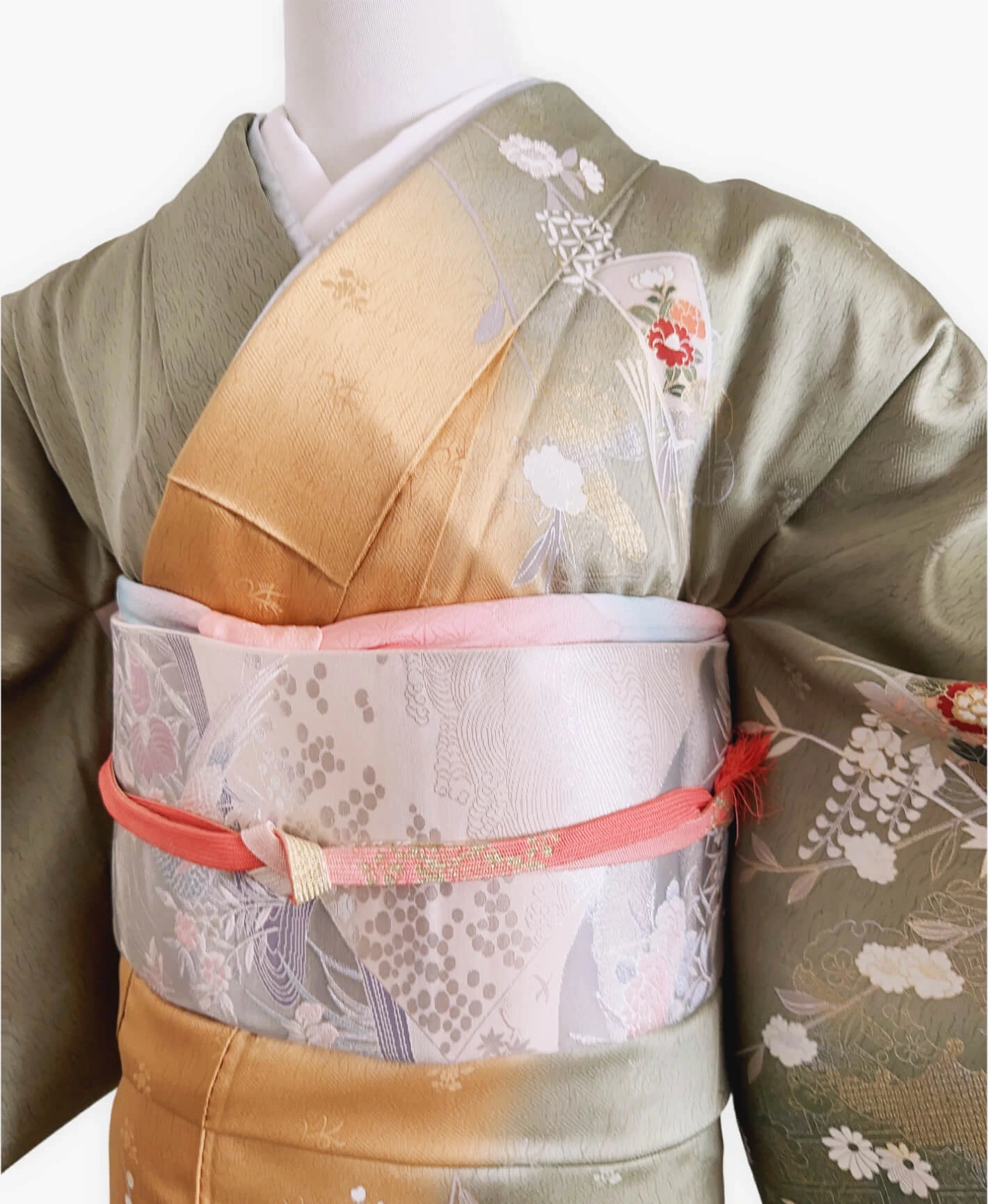 Olive Peony Houmongi - Image 3