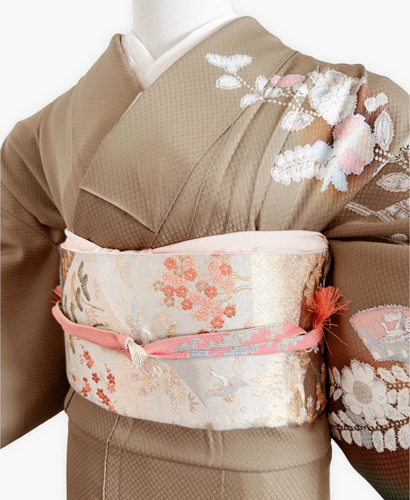 Sage Floral Houmongi - Image 3