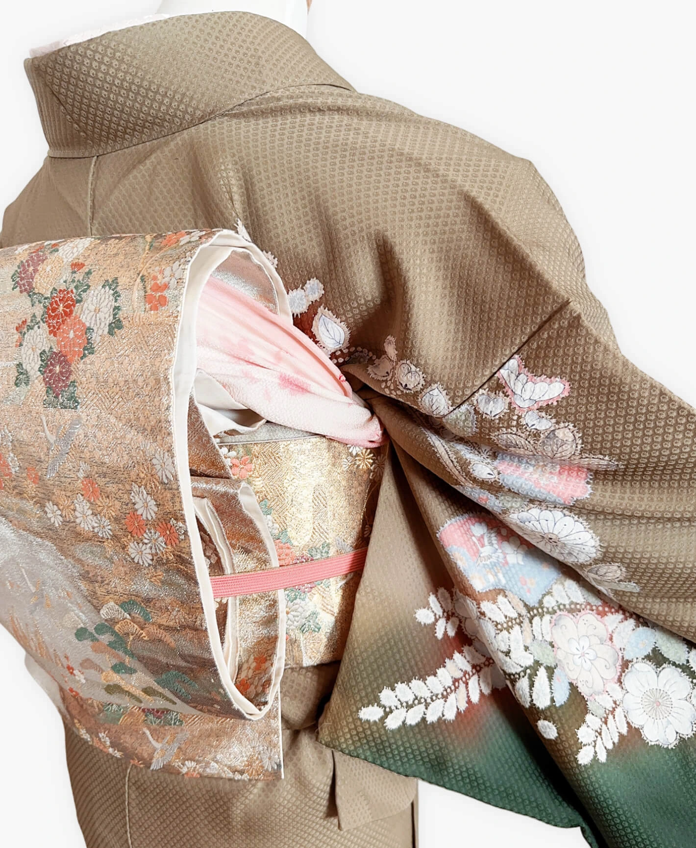 Sage Floral Houmongi - Image 4