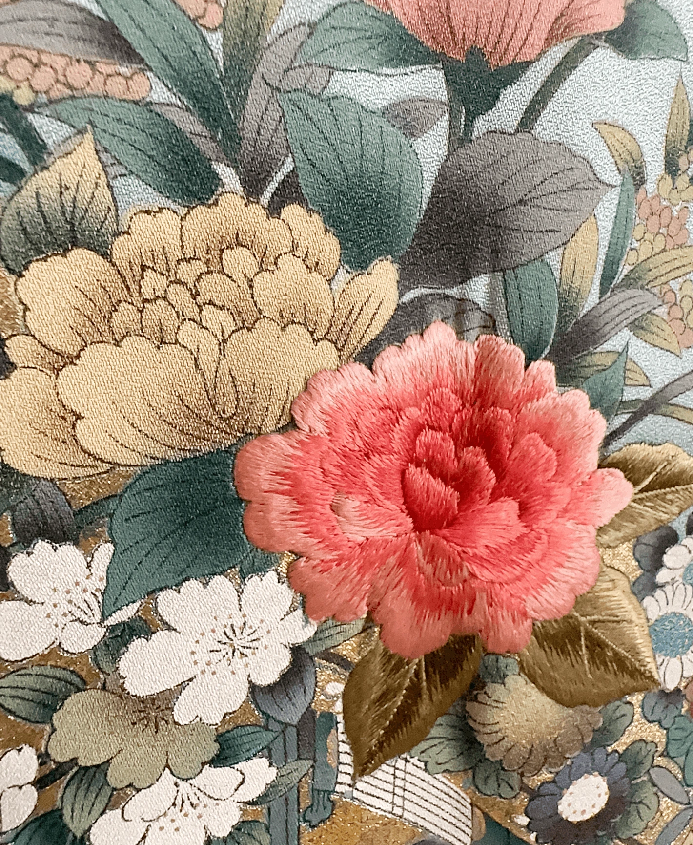 Fresh Green Peony Houmongi - Image 6