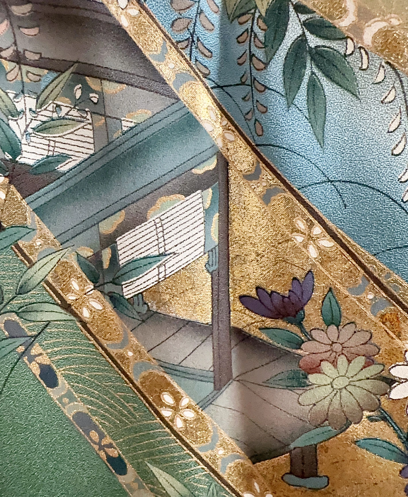 Fresh Green Peony Houmongi - Image 8