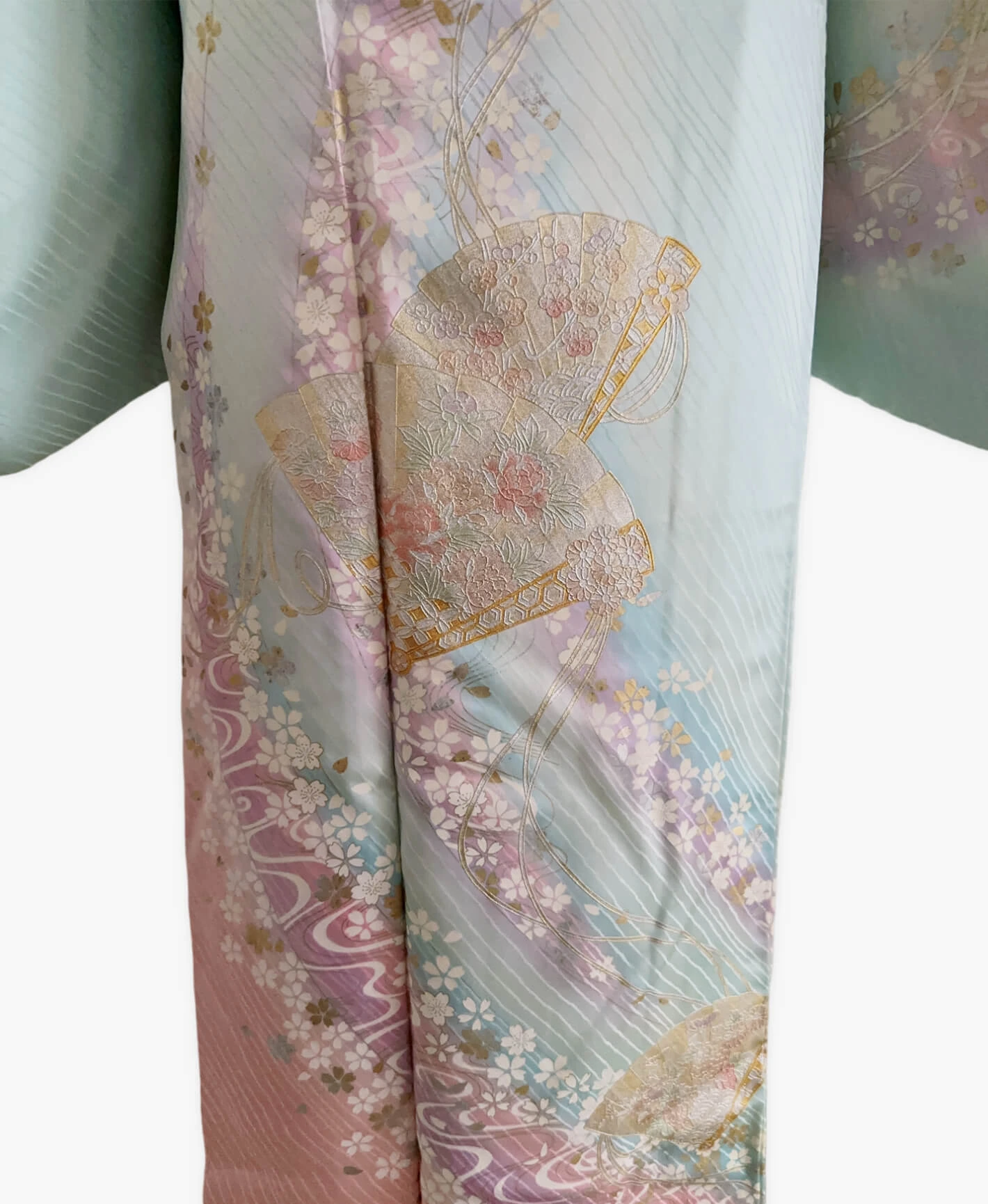 Light Blue Cherry Houmongi - Image 5