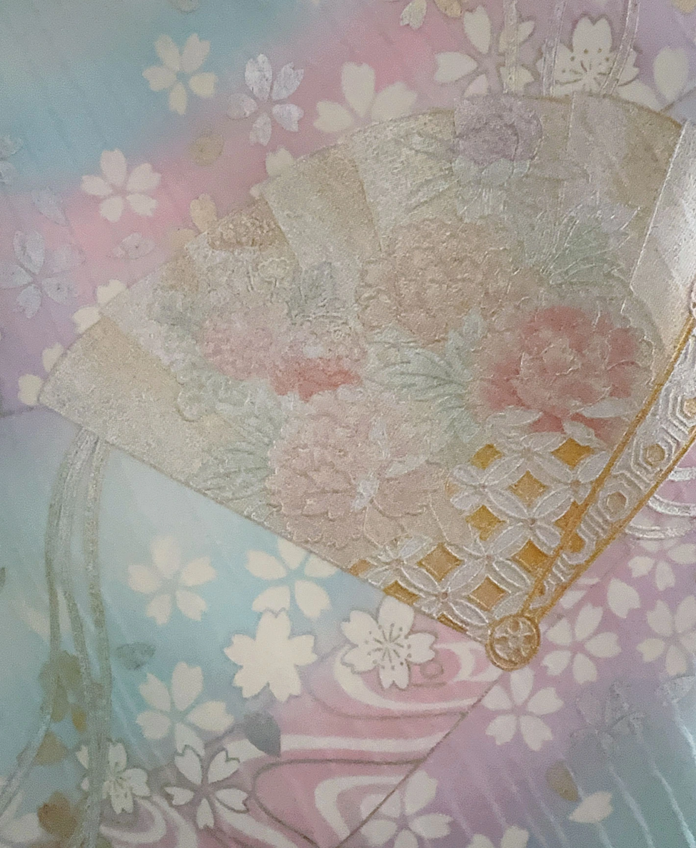 Light Blue Cherry Houmongi - Image 9