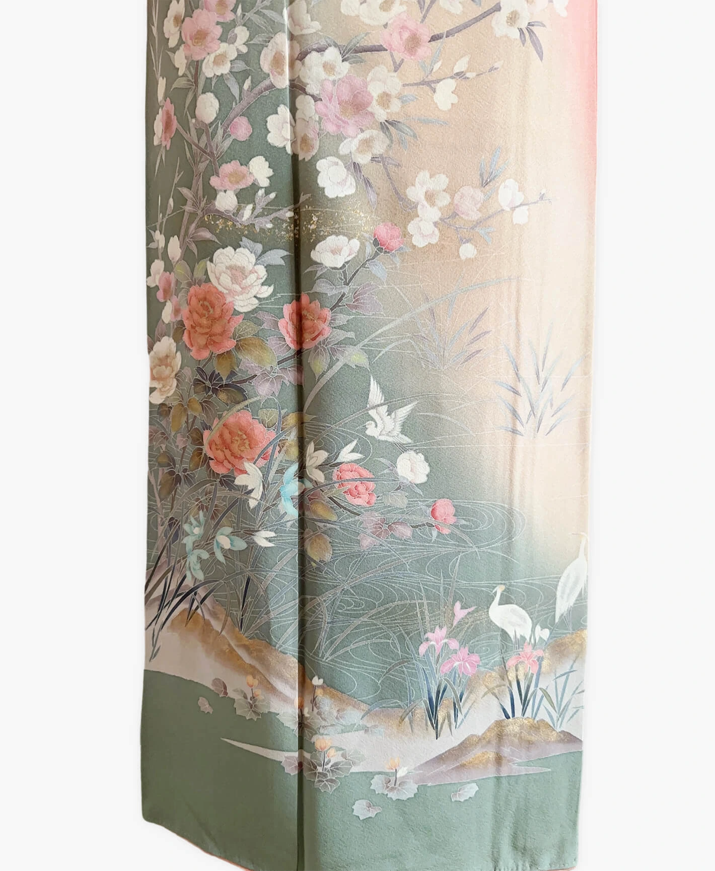 Sage Gray Heron Houmongi - Image 5