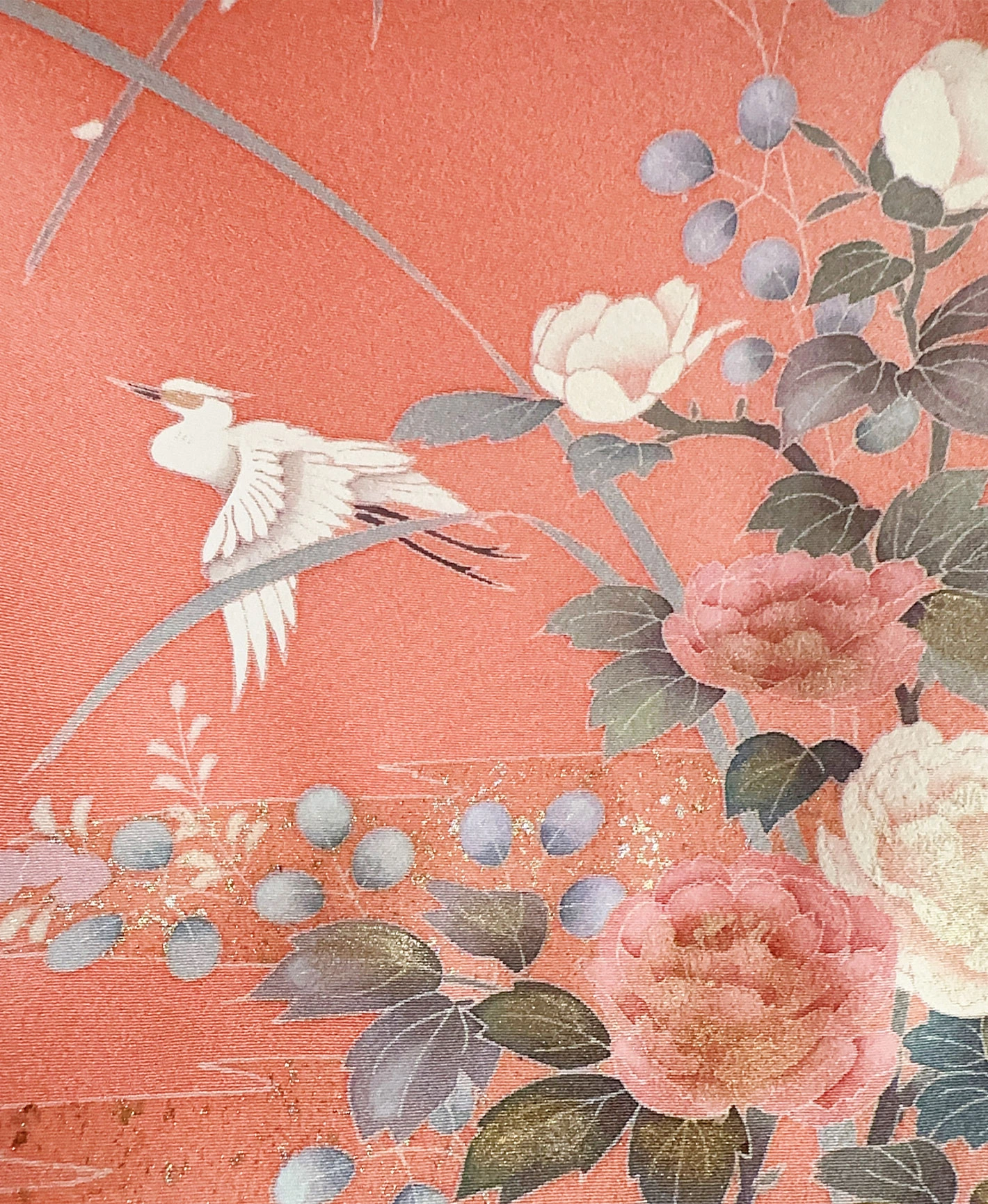 Sage Gray Heron Houmongi - Image 7