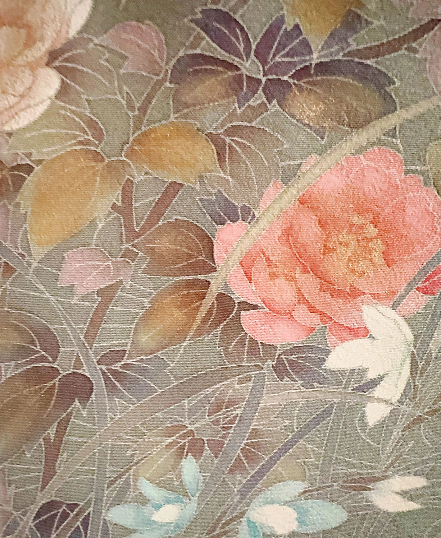 Sage Gray Heron Houmongi - Image 8