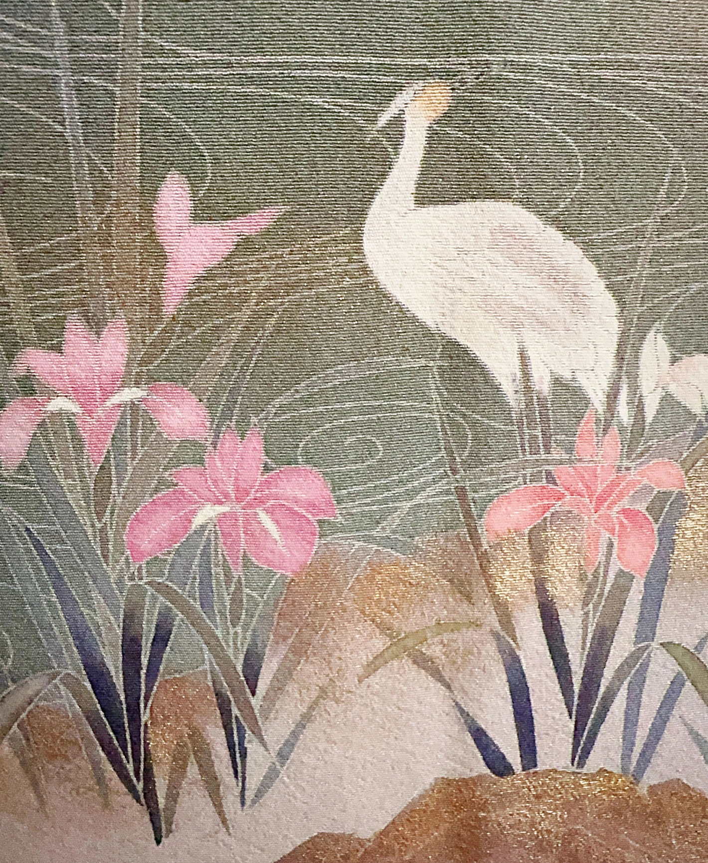 Sage Gray Heron Houmongi - Image 9