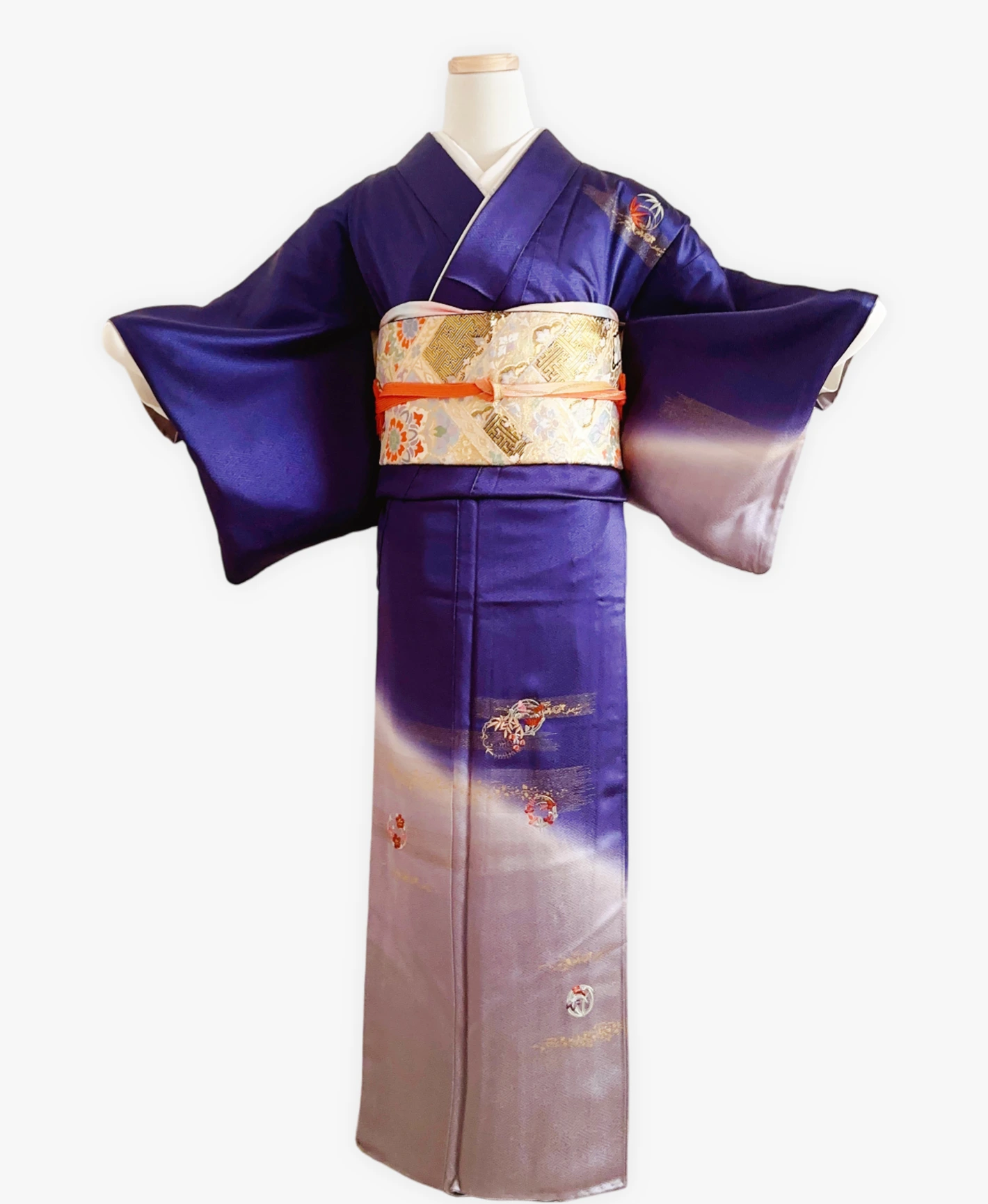 Purple Snowflake Houmongi - Image 1