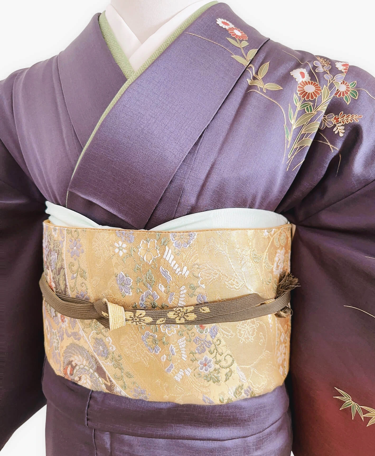 Dark Purple Wave Houmongi - Image 3