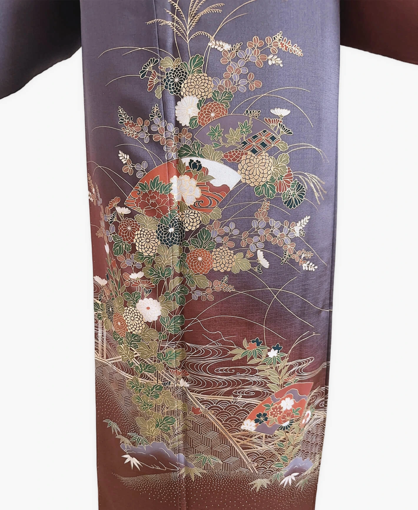 Dark Purple Wave Houmongi - Image 5