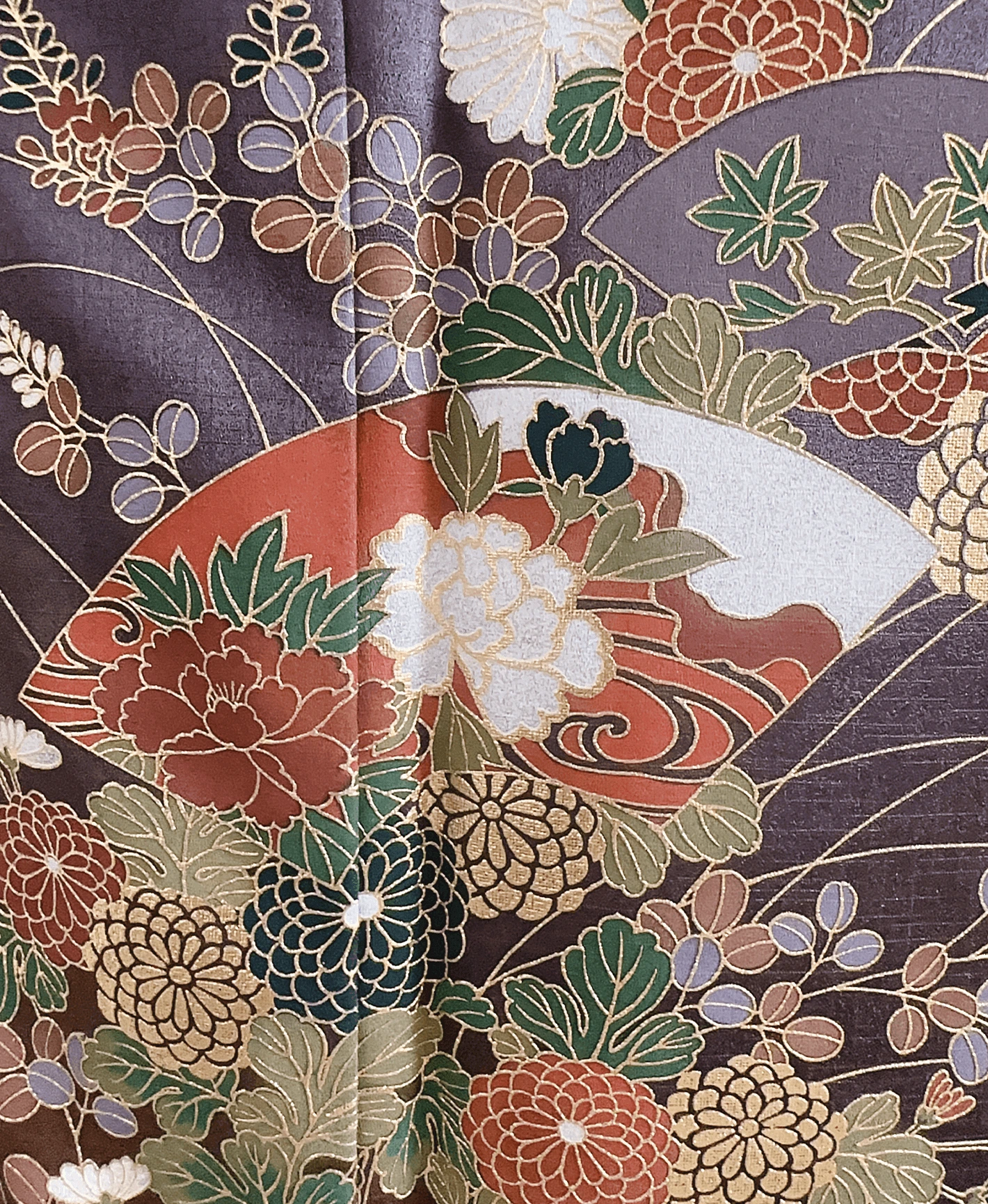 Dark Purple Wave Houmongi - Image 6