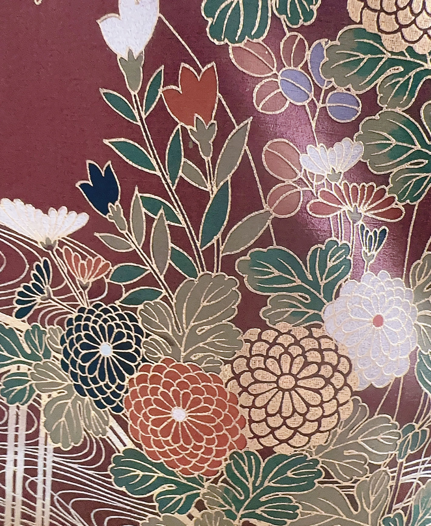 Dark Purple Wave Houmongi - Image 9