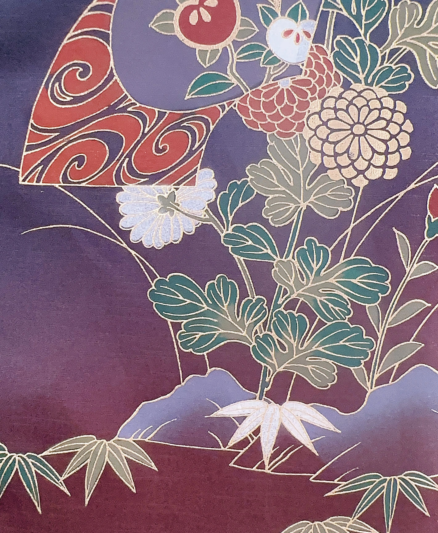 Dark Purple Wave Houmongi - Image 10