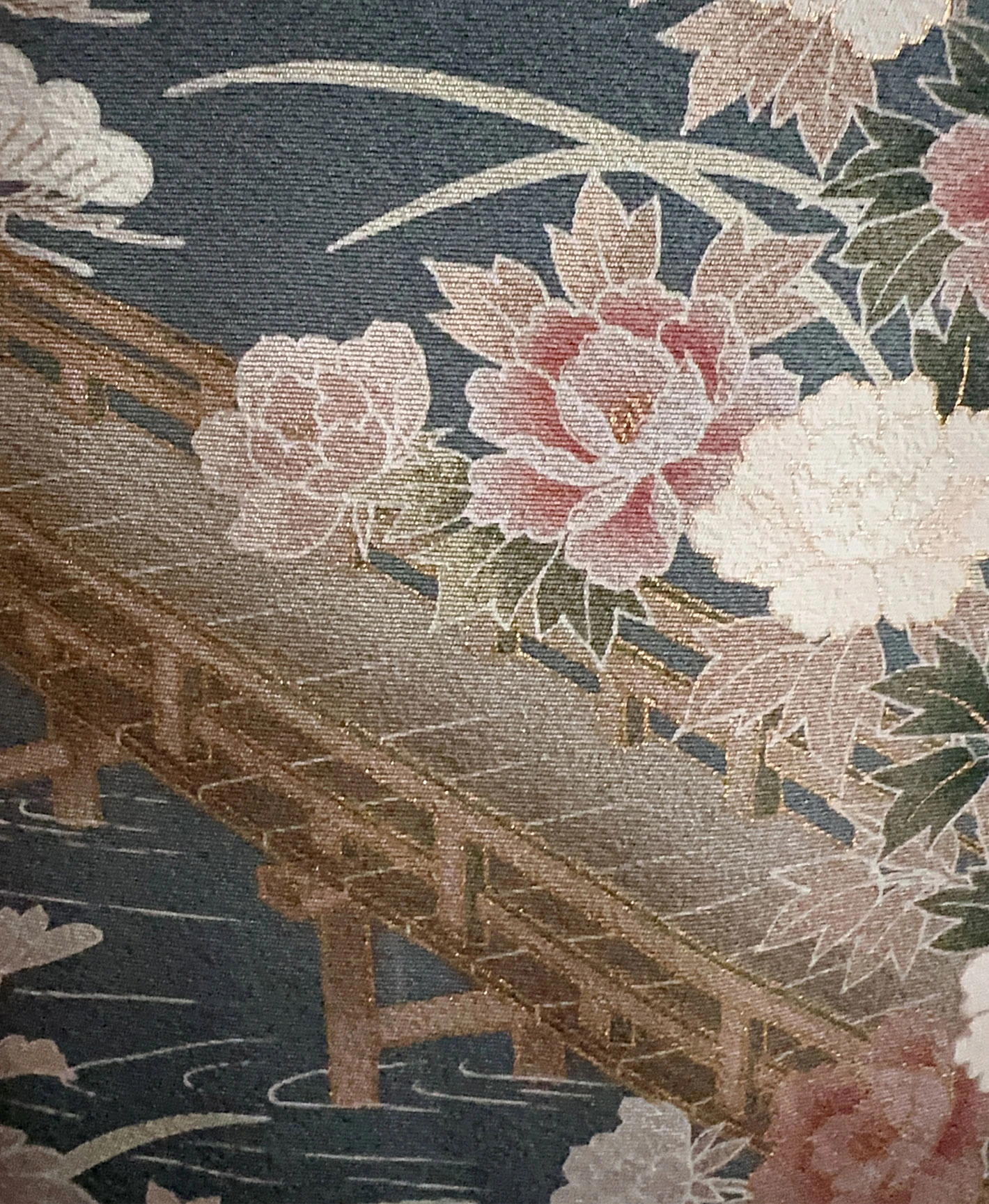 Indigo Peony Houmongi - Image 7