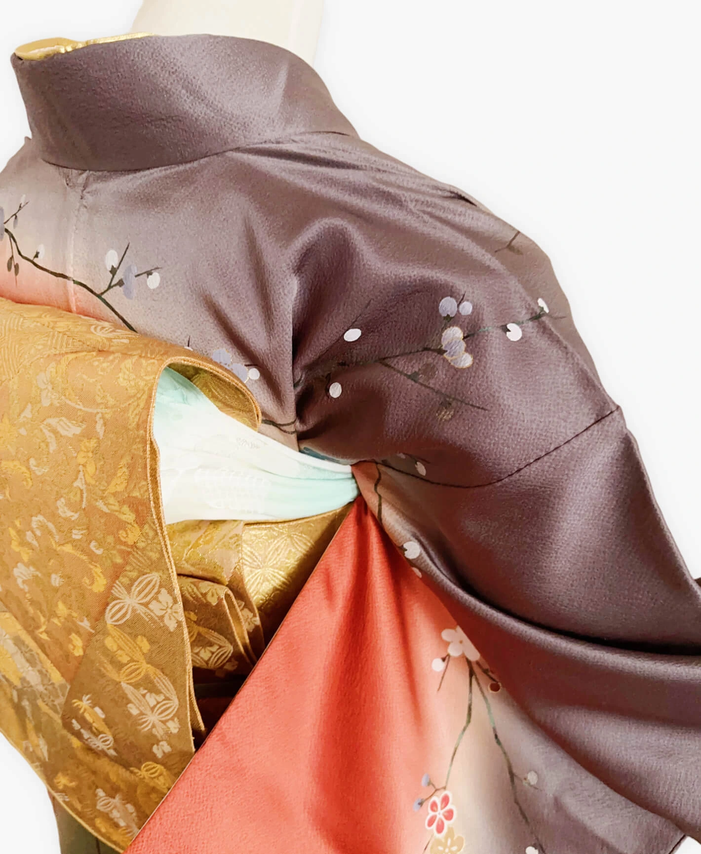 Sienna Flower Cart Houmongi - Image 4