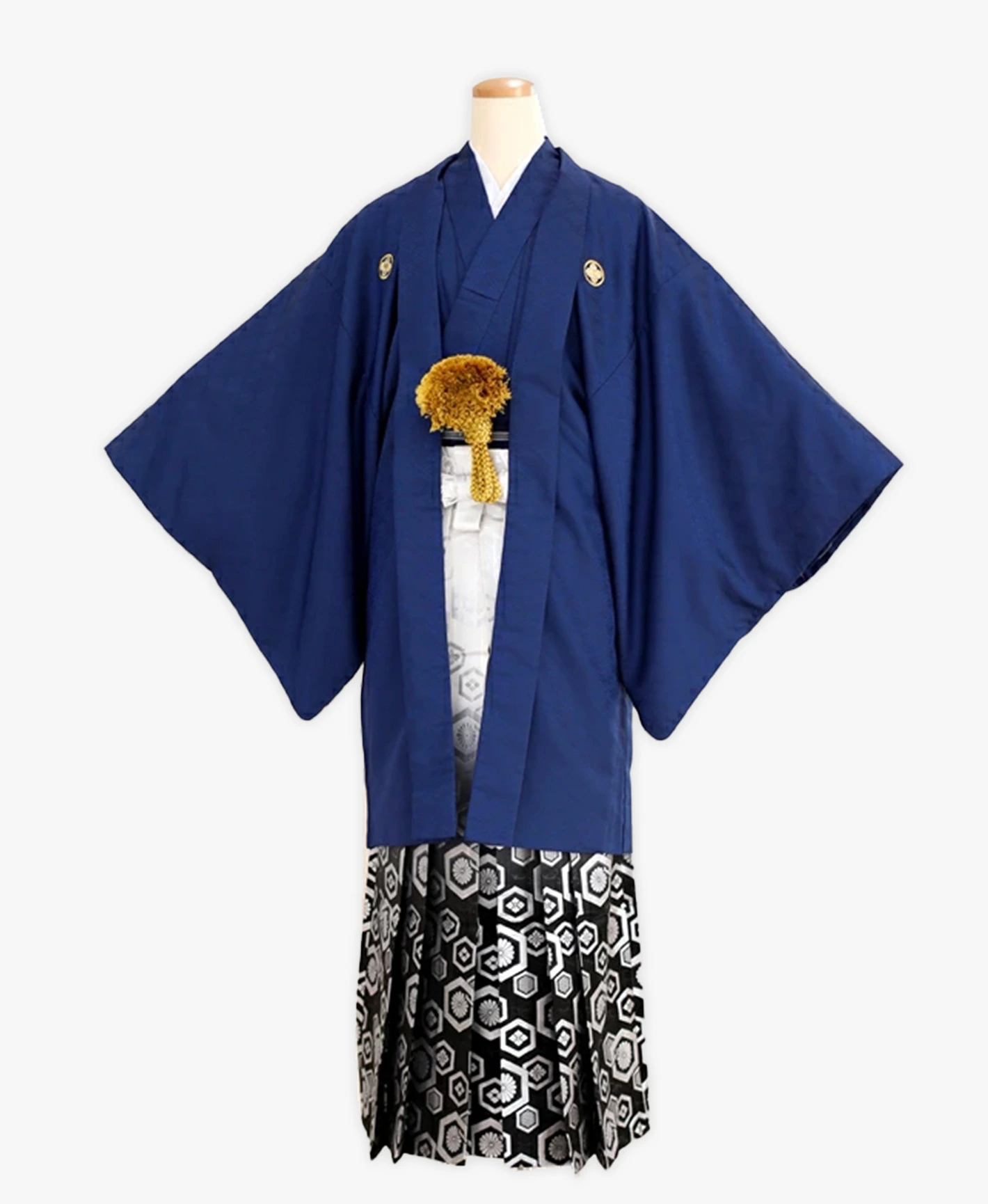 Blue Textured Men's Formal