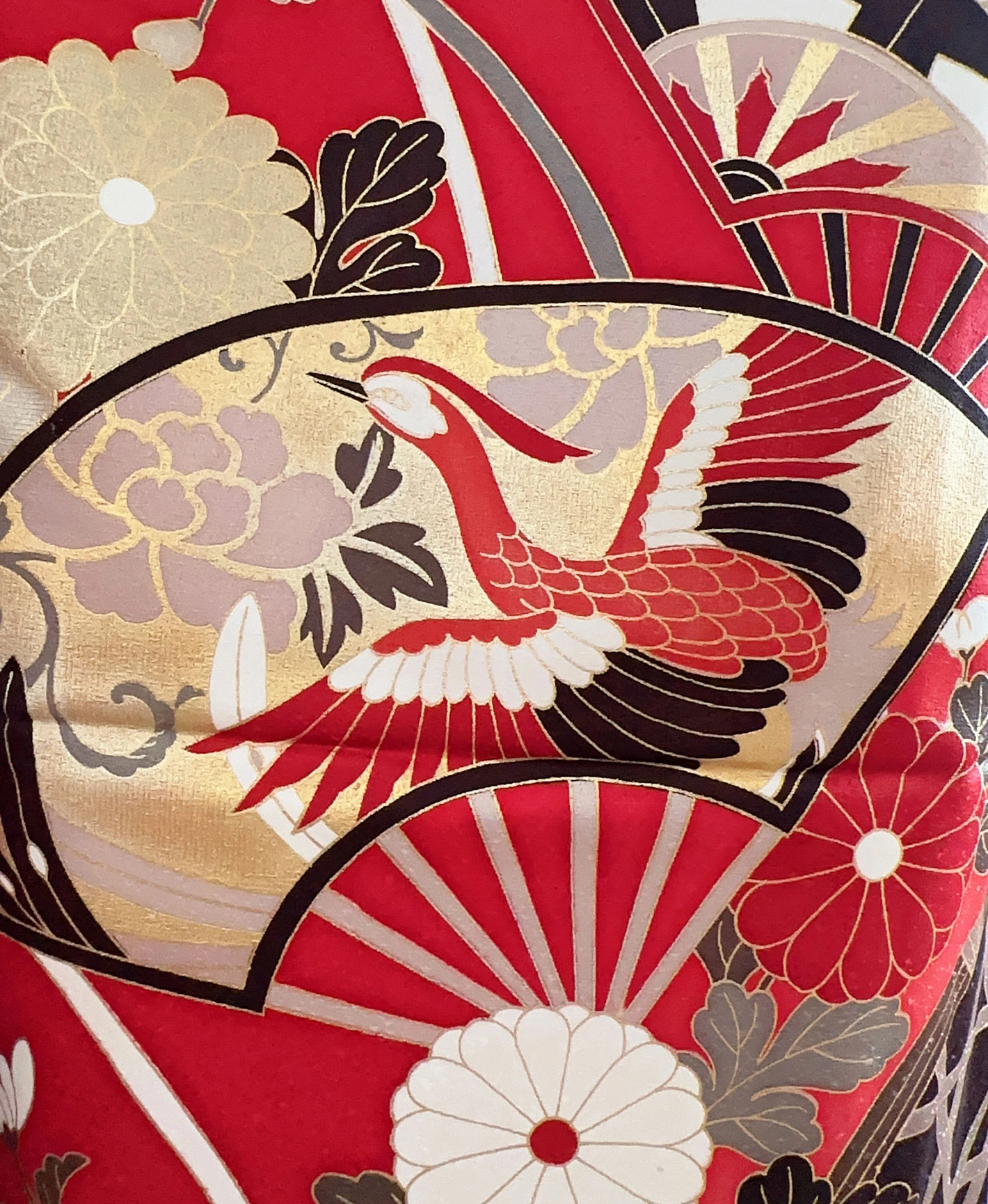 Red Phoenix Butterfly Furisode - Image 7