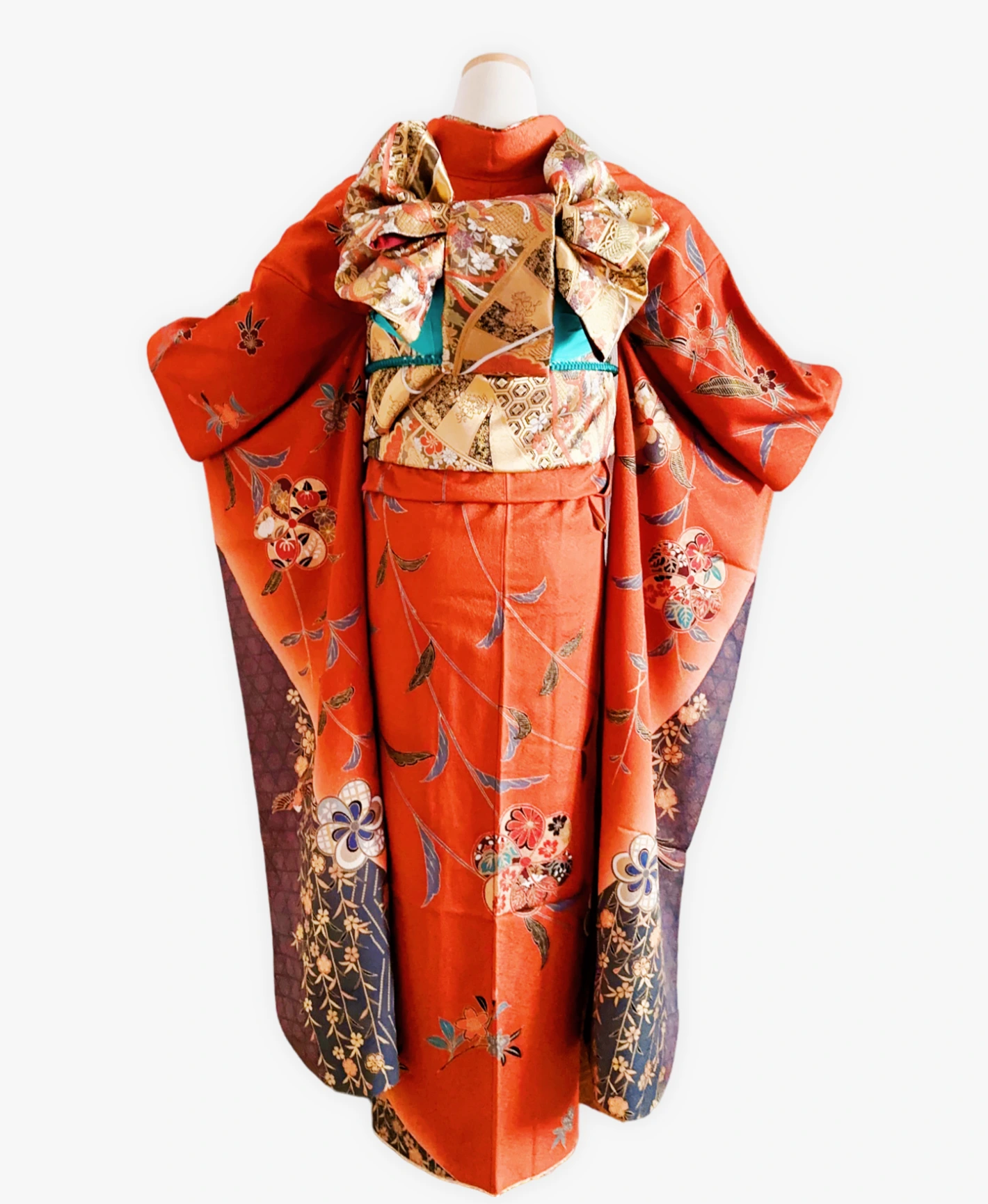 Scarlet Phoenix Sakura Furisode - Image 2