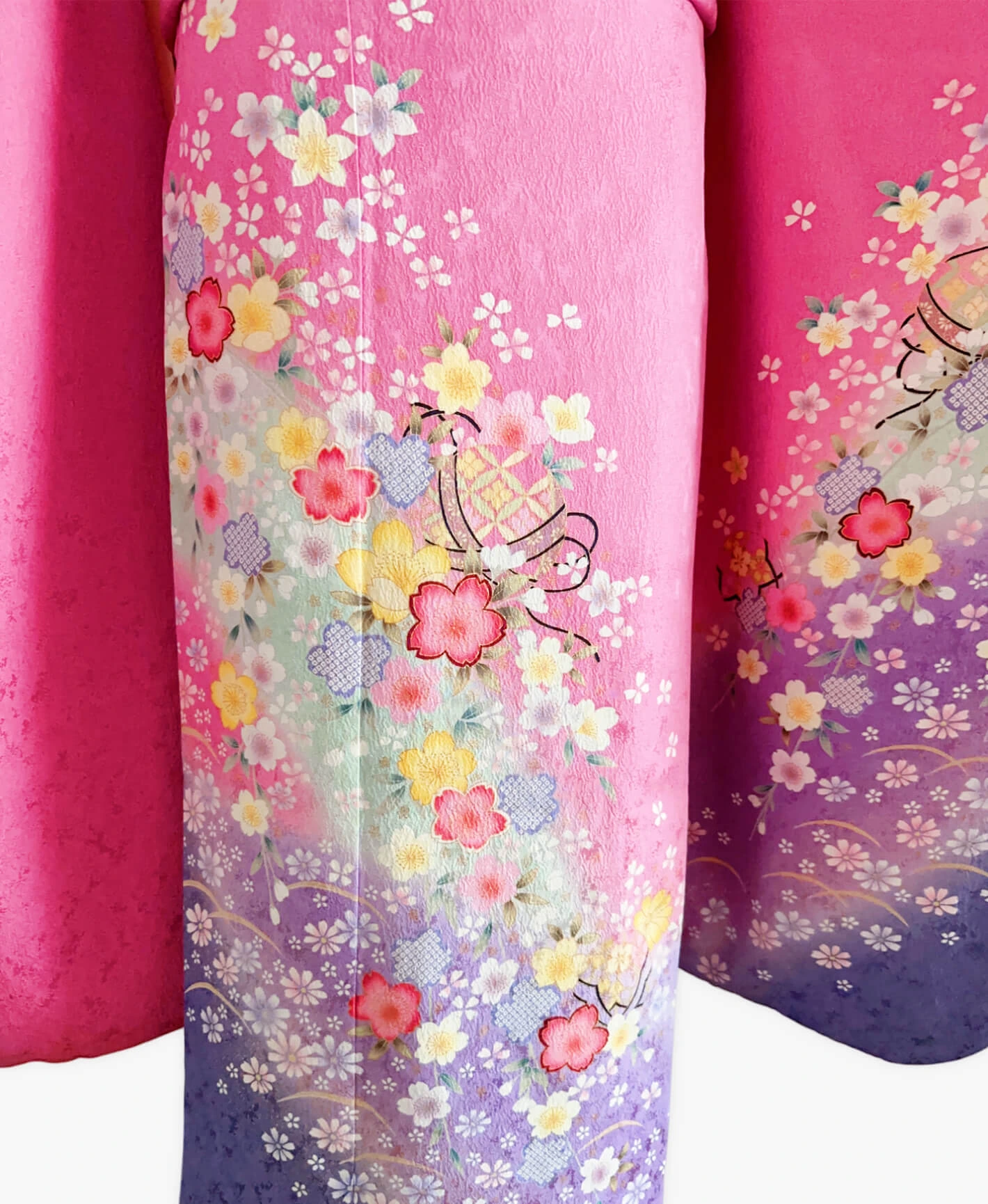 Peach Sakura Temari Furisode - Image 5