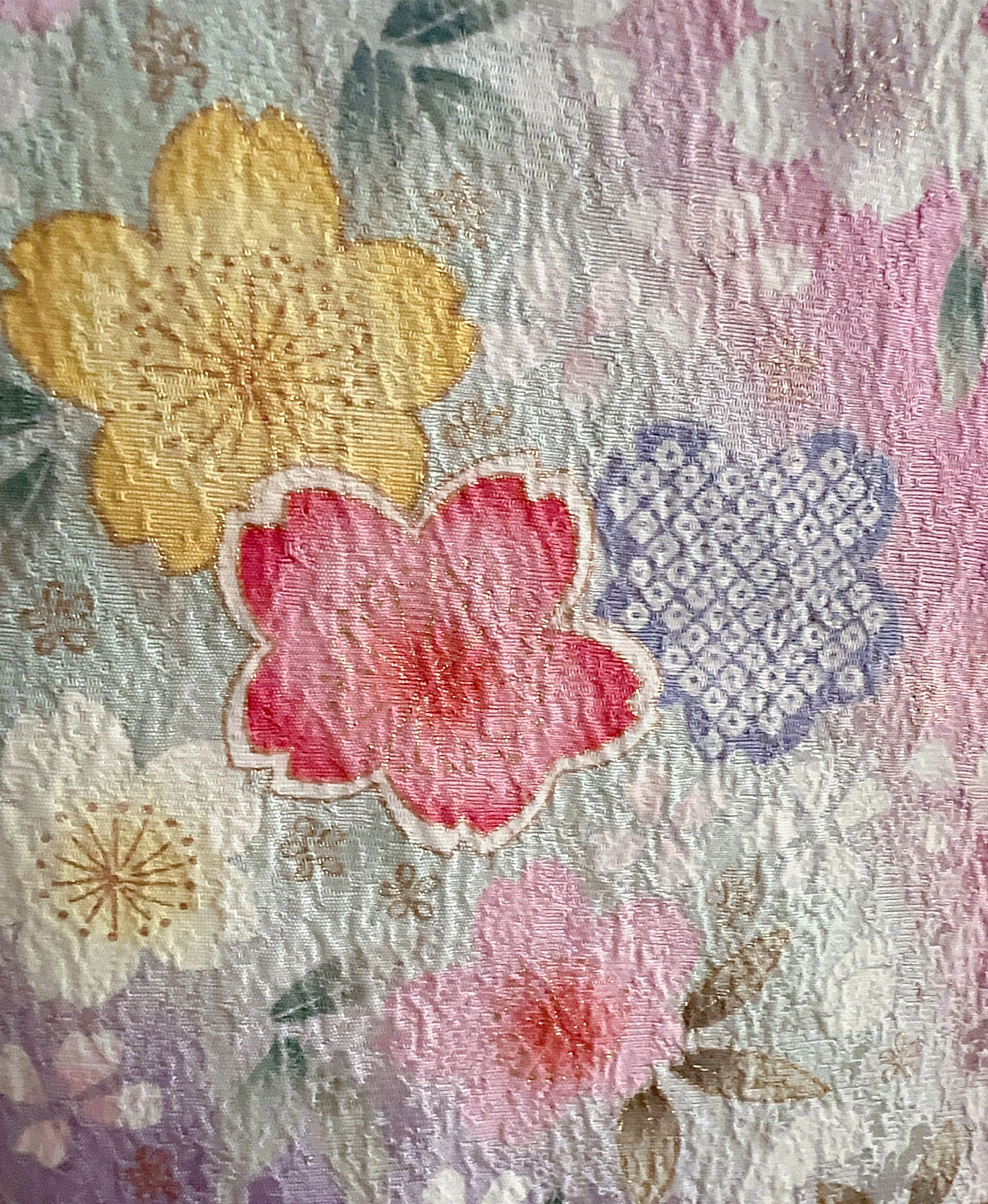 Peach Sakura Temari Furisode - Image 7