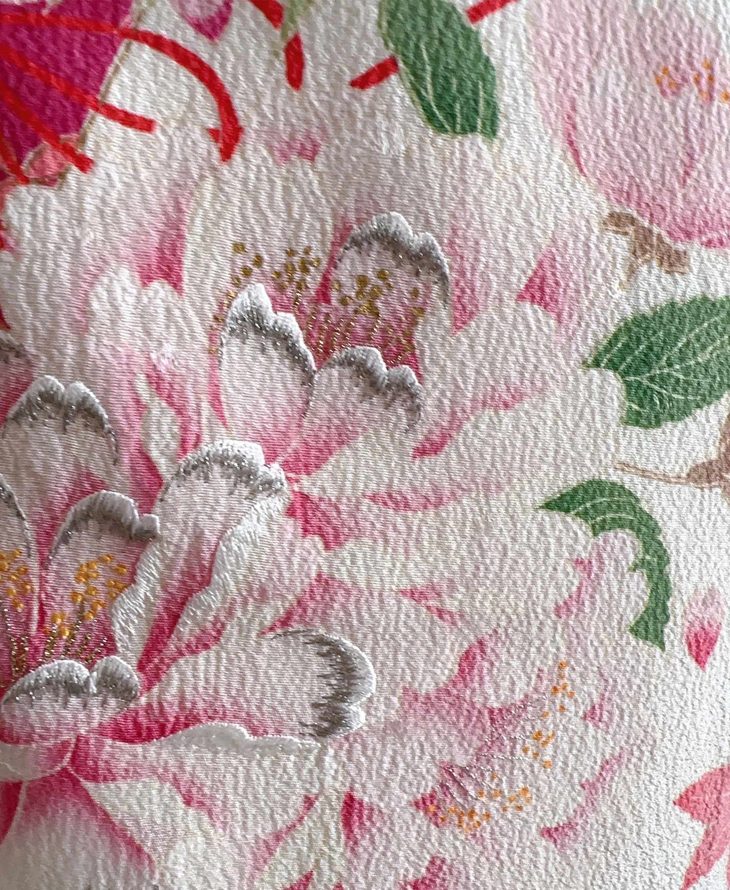 Ecru Peony Ball Furisode - Image 7