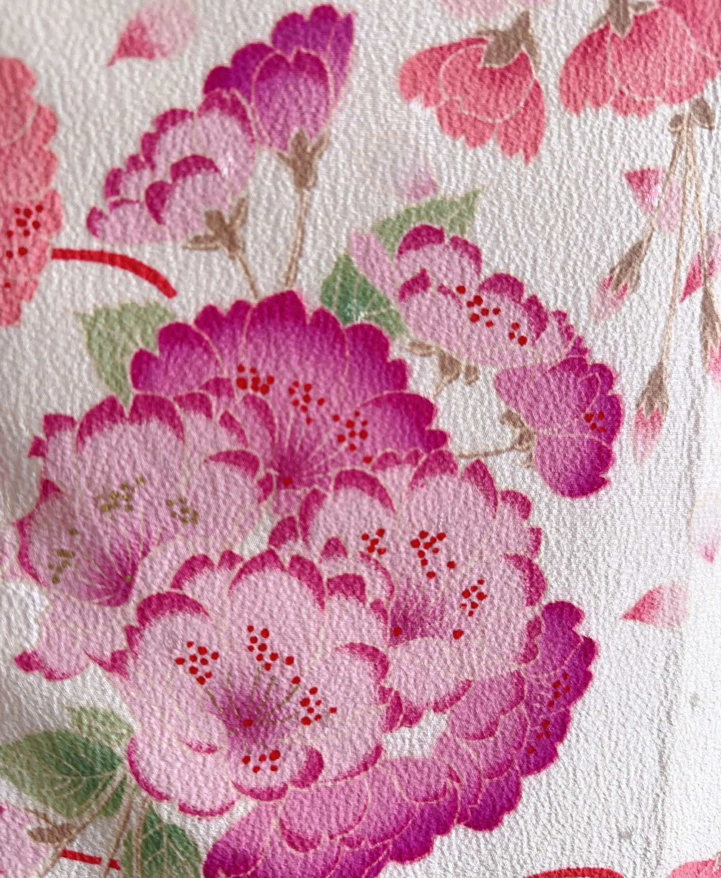 Ecru Peony Ball Furisode - Image 8