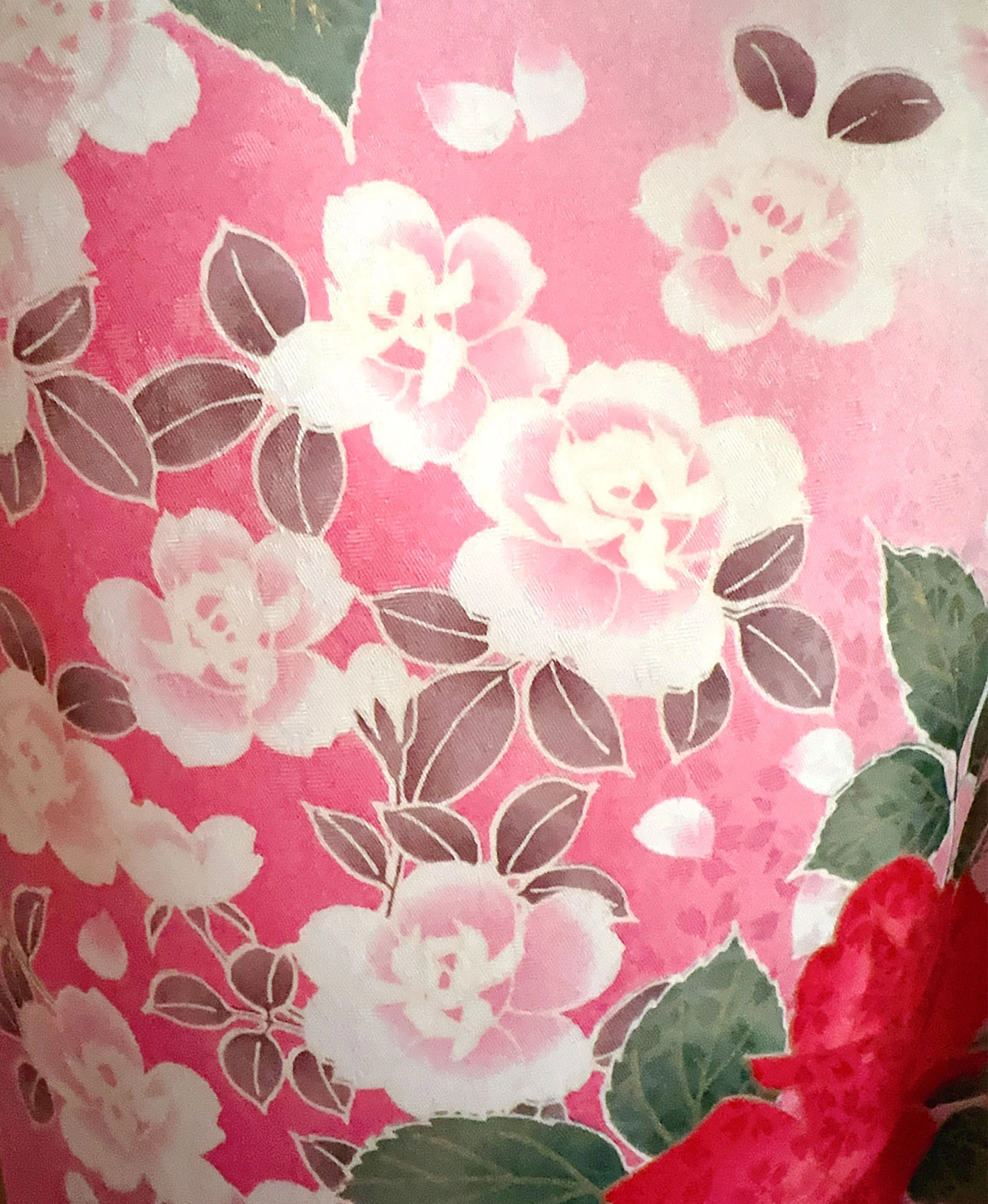 White Rose Petals Furisode - Image 7