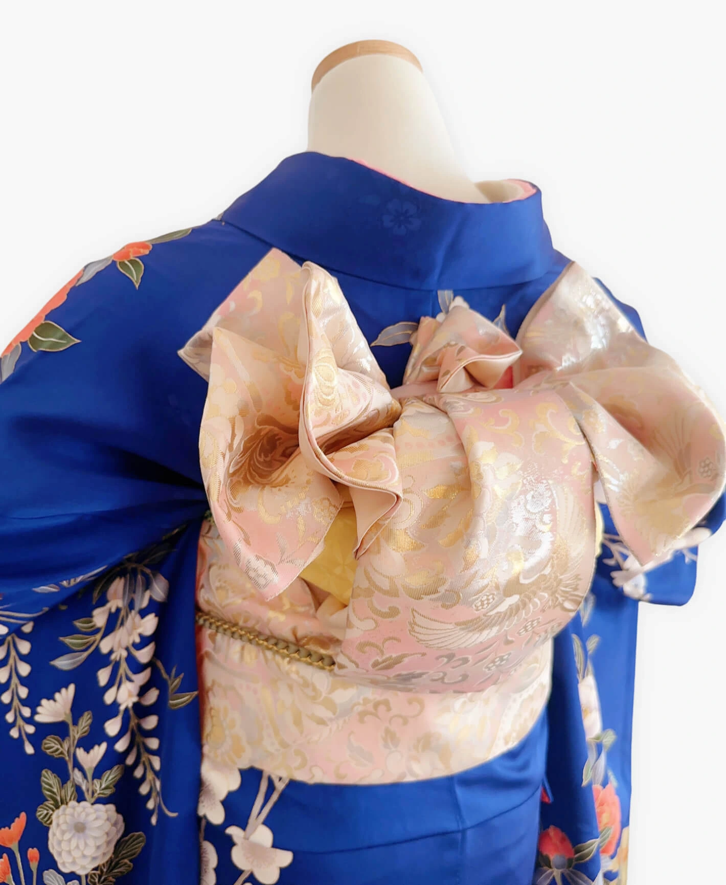 Lapis Peony Wisteria Furisode - Image 4