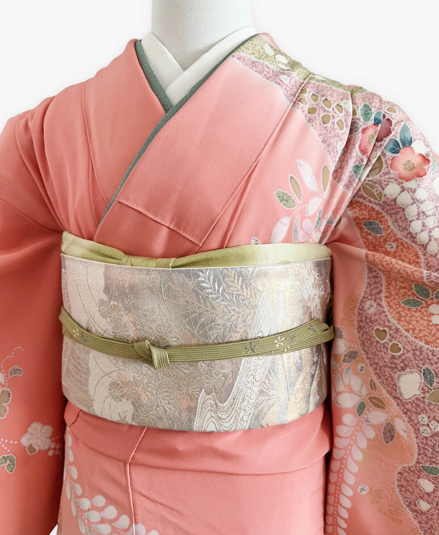 Pink Butterfly Camellia Homongi - Image 3