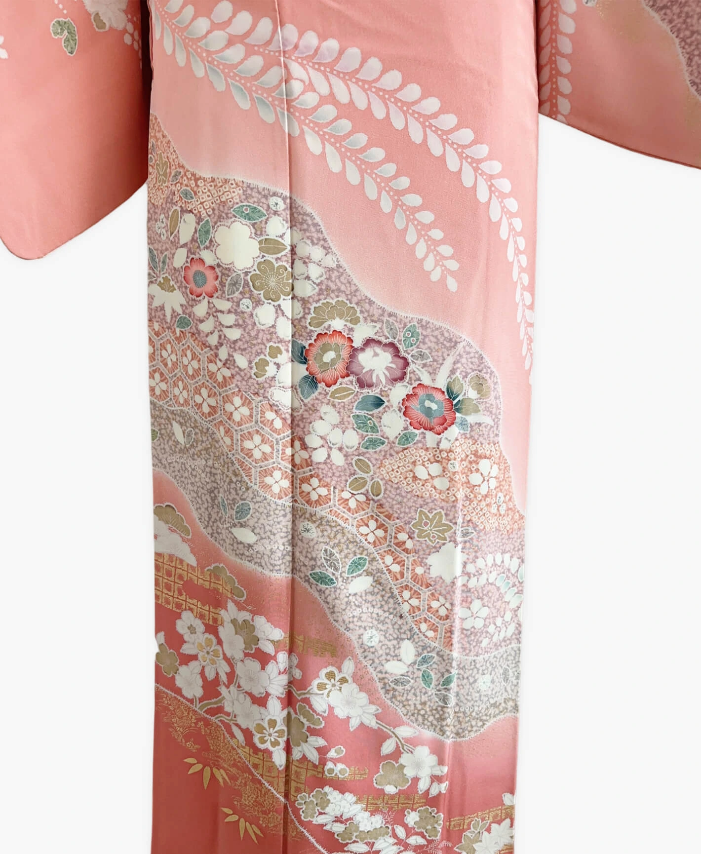 Pink Butterfly Camellia Homongi - Image 5