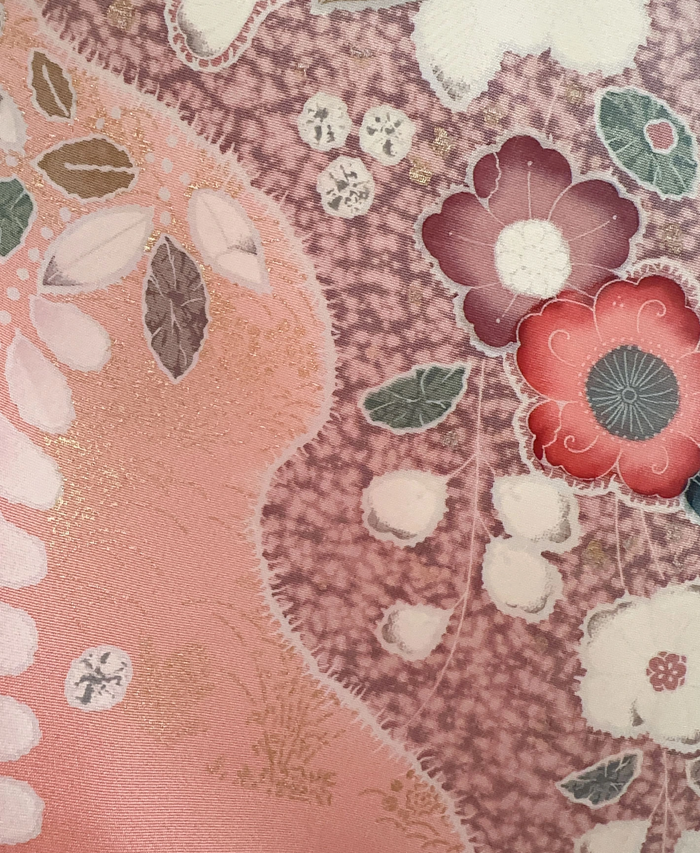 Pink Butterfly Camellia Homongi - Image 9