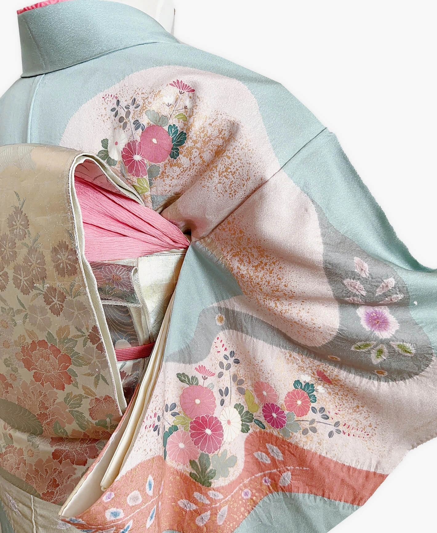 Aqua Chrysanthemum Houmongi - Image 4